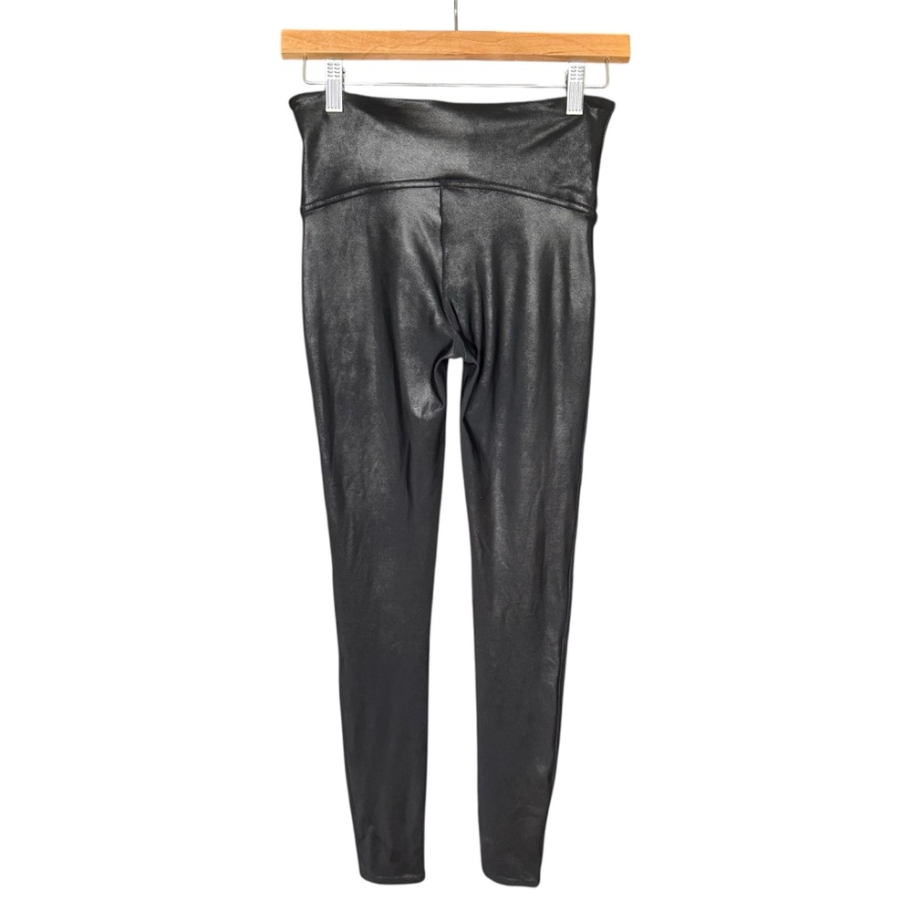 SPANX Faux Leather Leggings Women’s Medium Black - Picture 5 of 7
